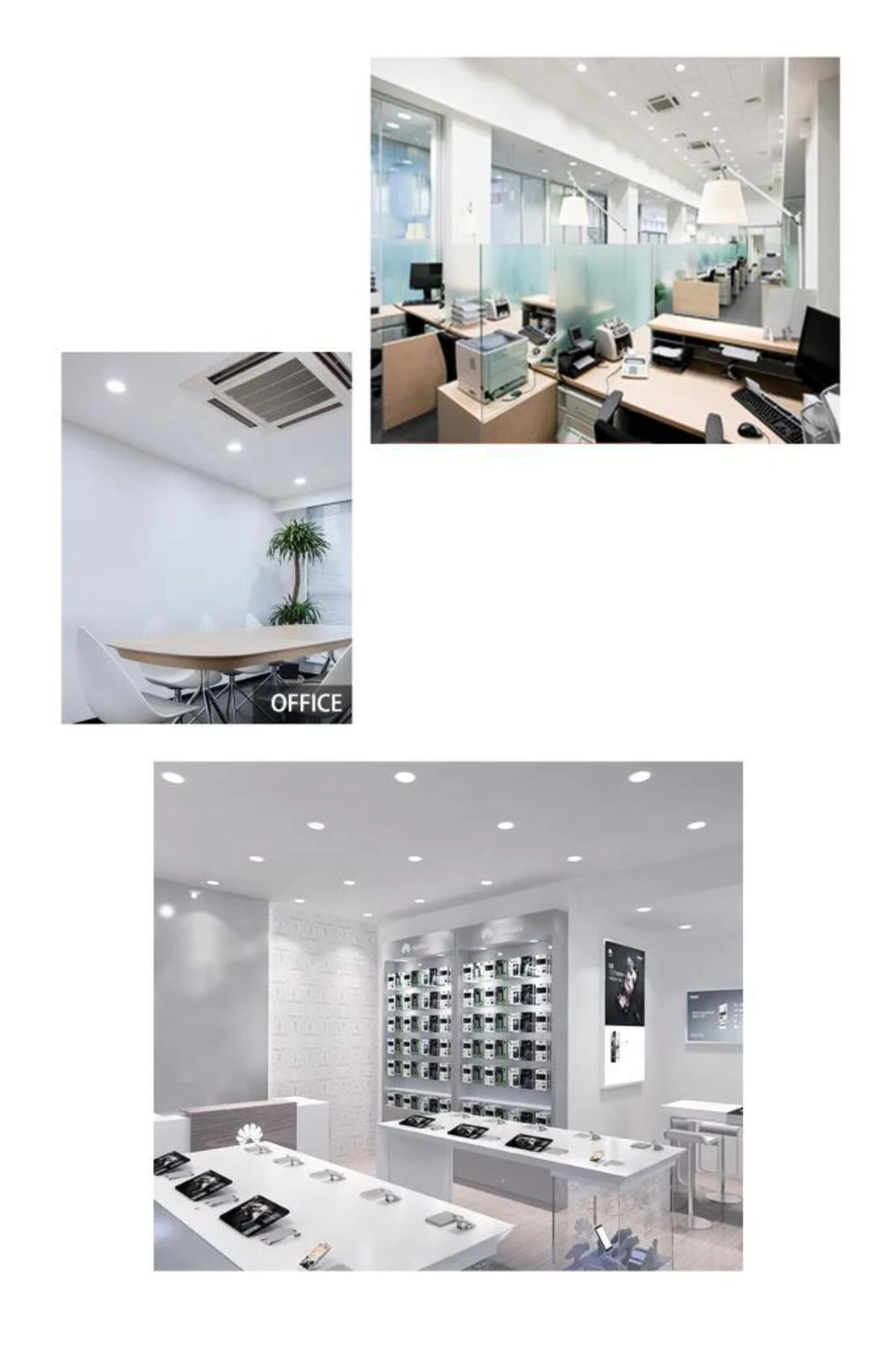 4W (50W) Led Spot Ampul Beyaz 6500K - 10 Adet Avize Çanak Lamba