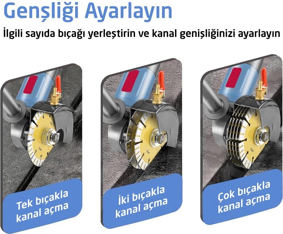 6416 Taş Motoruna Takılır M14 Kanal Açma Aparatı