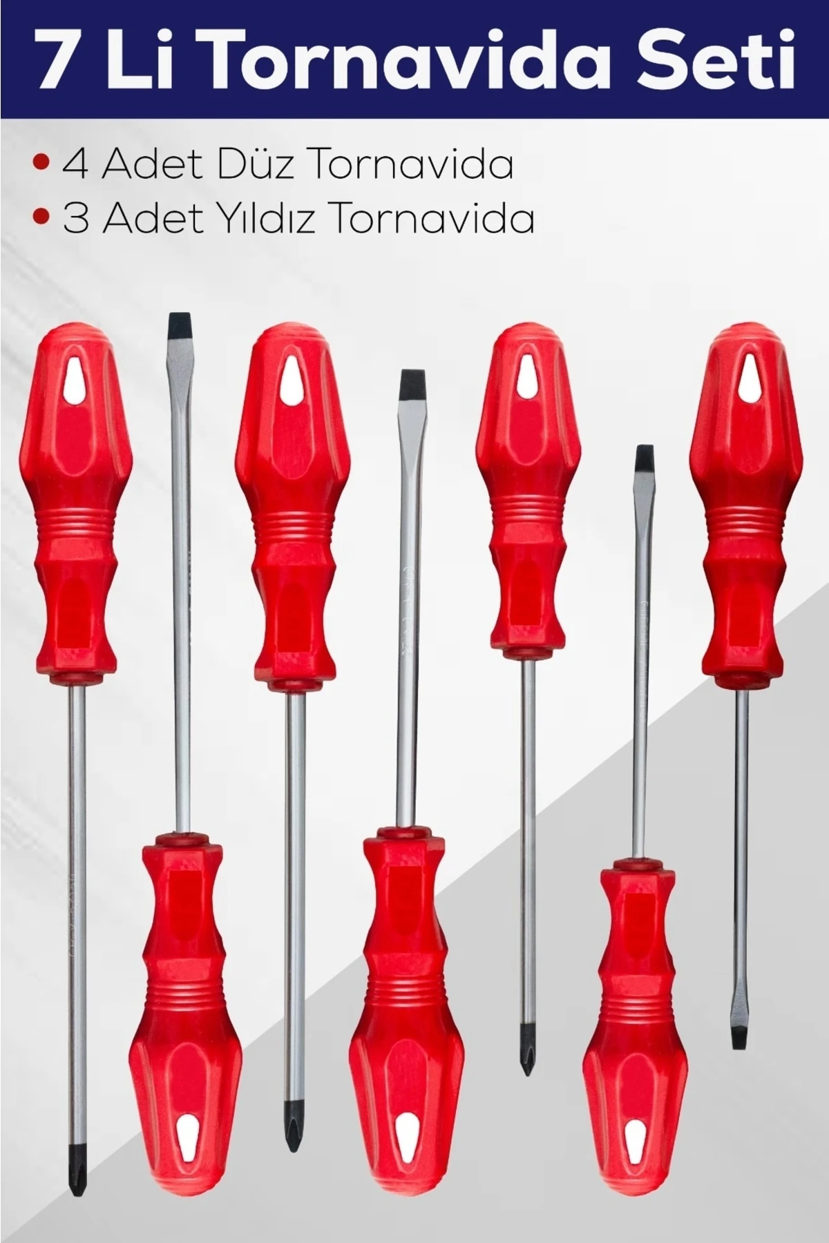 12 Adet Tornavida Seti (DÜZ,YİLDİZ TORNAVİDA&TORX)