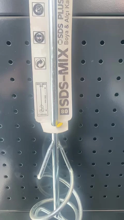 Boya ve alçı karıştırıcı krom 80 sgs256