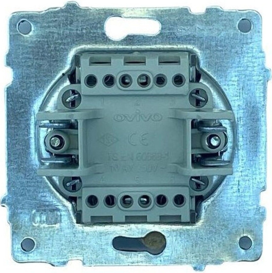 3 Adet  Grano Füme Tekli Anahtar Çerçevesizdir