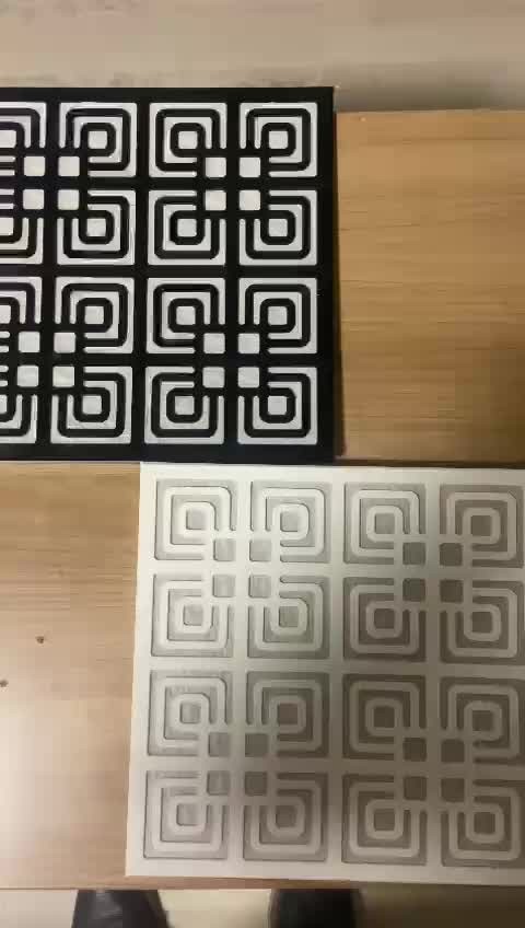 Dekoratif Yonca Siyah 6 M2 30x30 Tam Takım Siyah