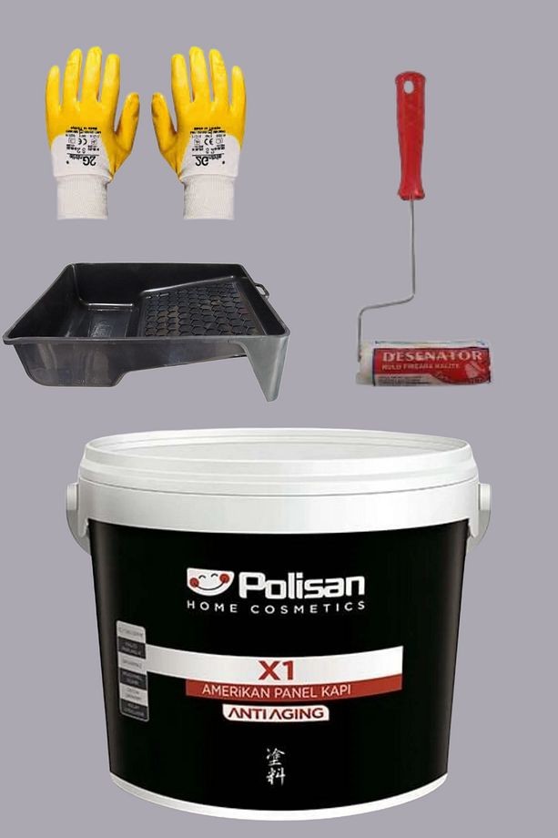 4'Lü Set X1 Kokusuz Panel Kapı Boyası Amerikan Kapı 1KG