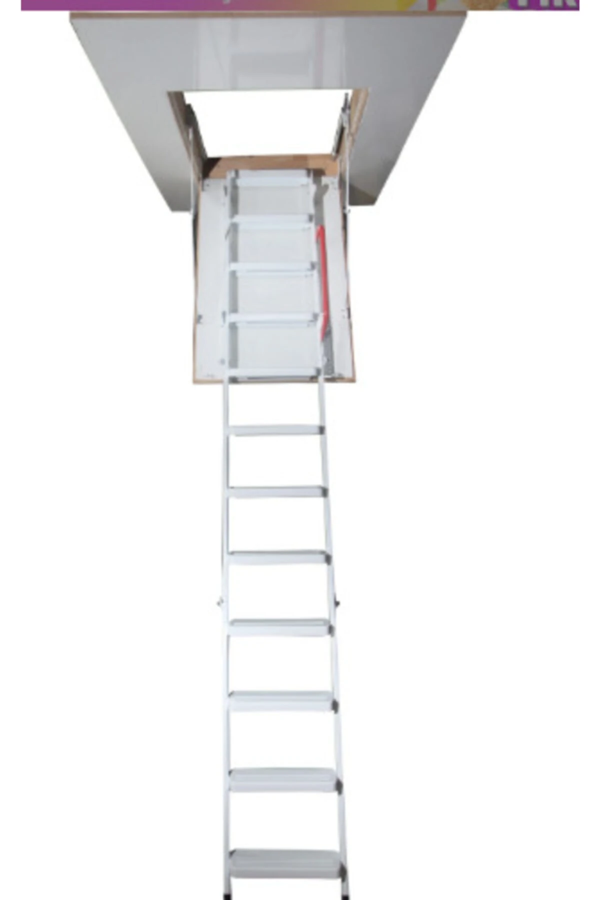 Metal Katlanır Çatı Merdiveni 60 X 120 Cm