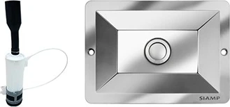 Tema Üniversal Değişim Kiti 8 cm Parlak Krom Büyük Panel