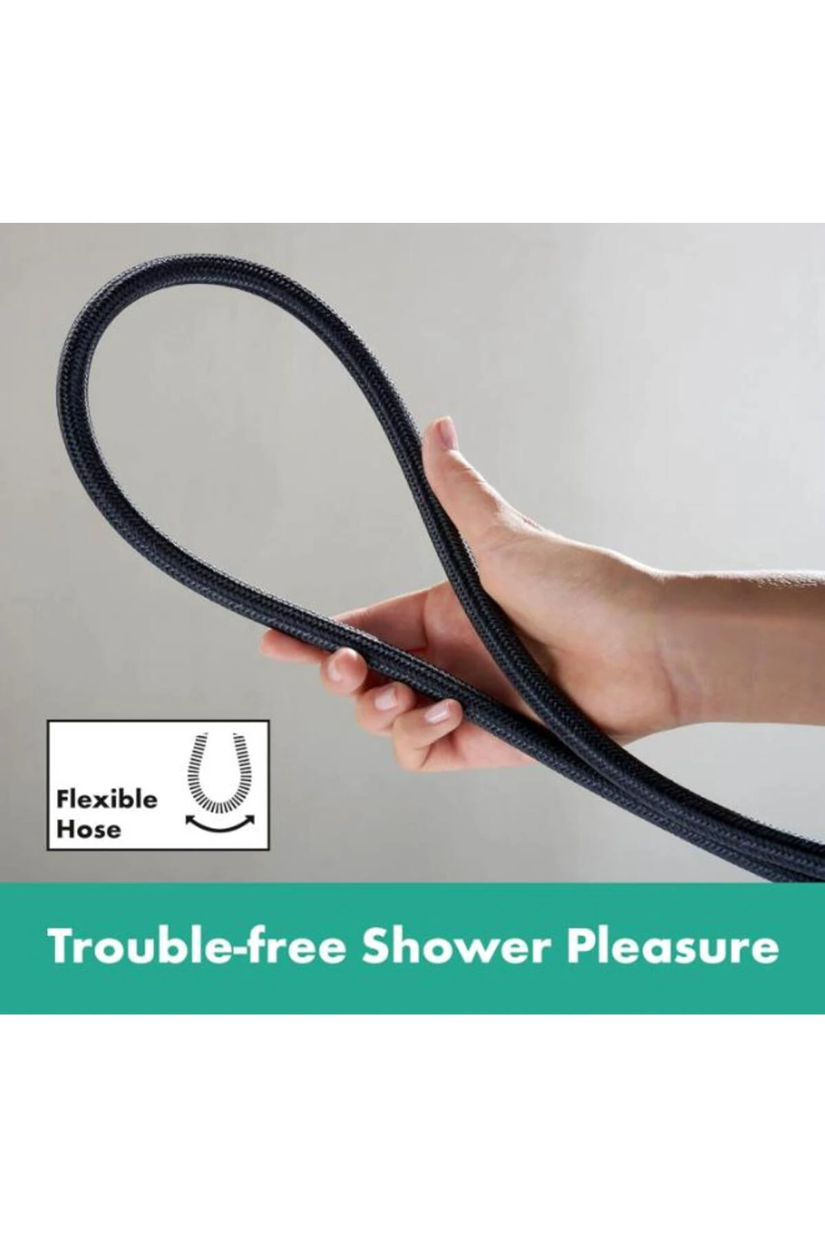 Designflex Duş Hortumu 1.6 m Satin Siyah