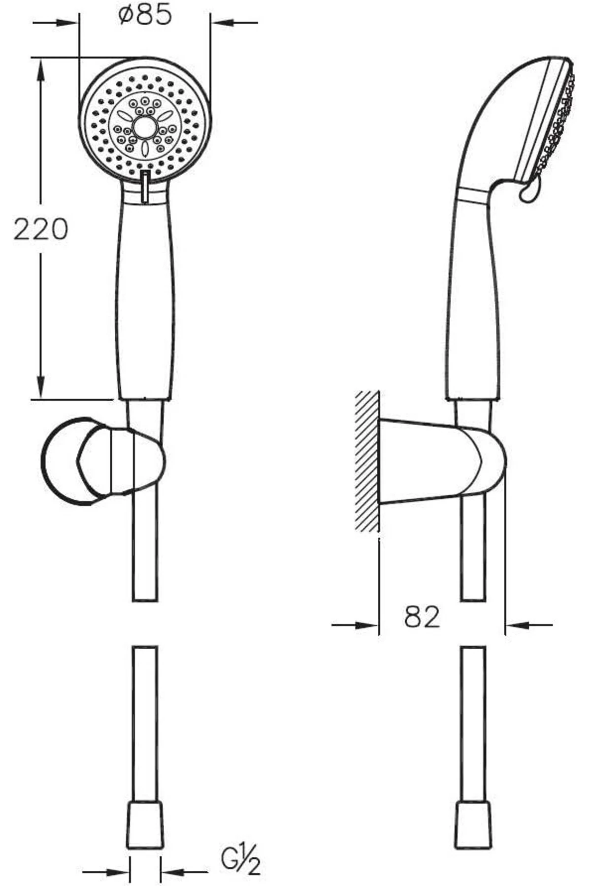 Compact 3F El Duşu Takımı A45694