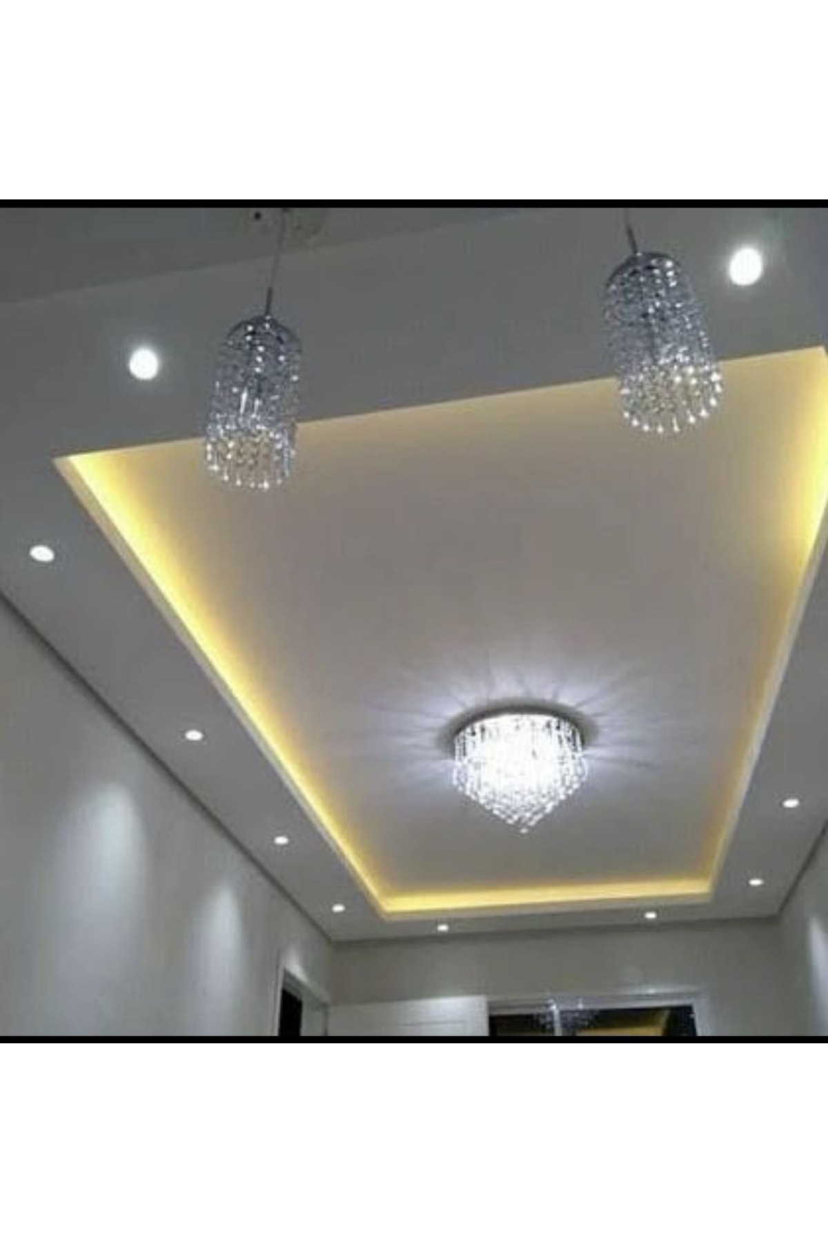 Spot'lu Ve Led'li Kartonpiyer (9cm*11cm) (8 Metre)