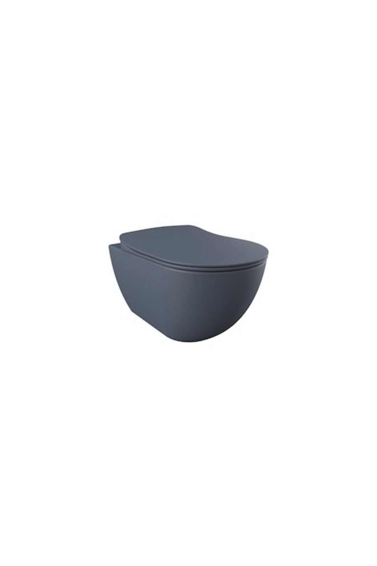 Free Rim-Off Asma Kanalsız Klozet Basalt Mat FE322 + Yavaş Kapanır Kapak