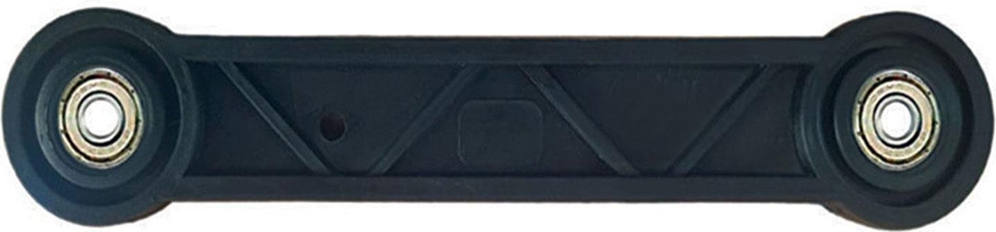 4 Adet Beşik Sallama Aparatı (Iki Delik Arası 10 Cm) Çocuk Bebek Beşiği Takımı Aparatı Seti Siyah