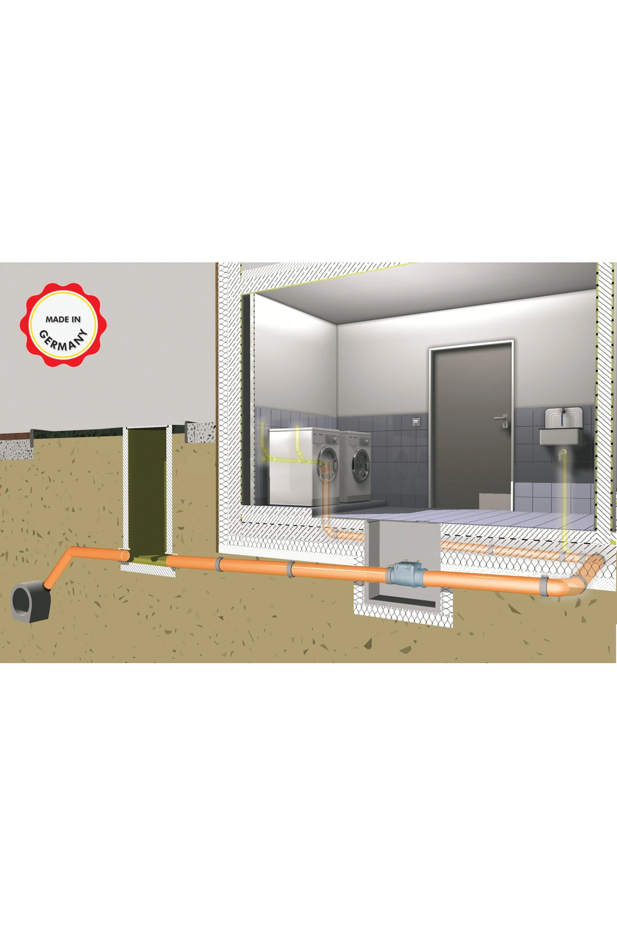 200'lük Atık Pis Su Çekvalfi Kanalizasyon Rögar Lağım Geri Tepme Önleyici Çalpara Cekvalfi Klapesi