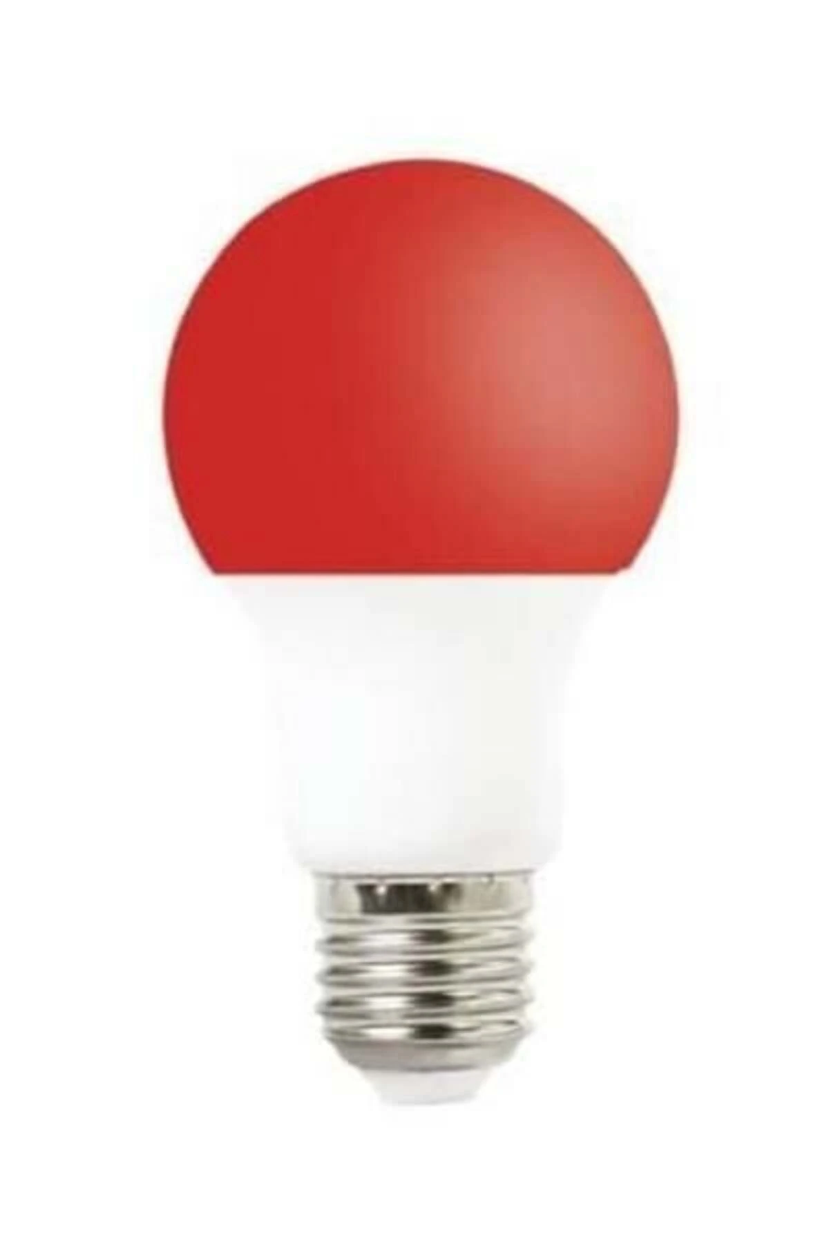 Led Renkli Ampul Kırmızı E27 6w