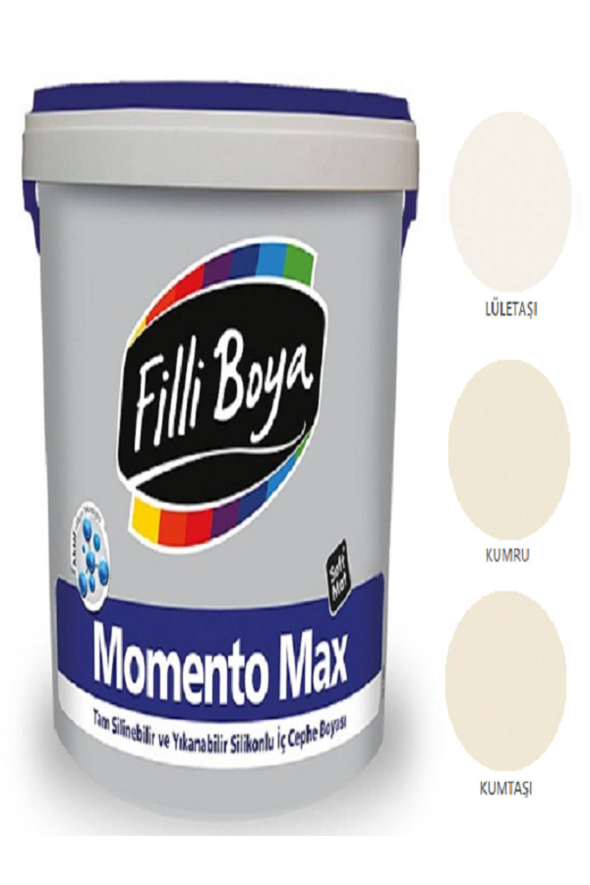 Momento Max Tam Silinebilir Yıkanabilir Silikonlu Mat Boya 15lt (kumru)