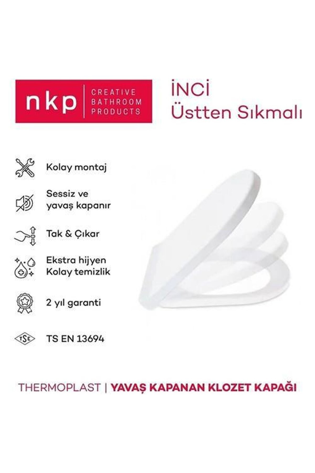 İnci Klozet Kapağı