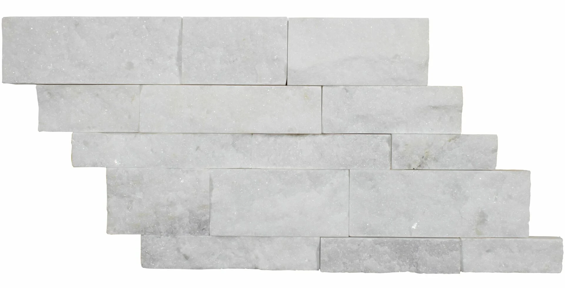 Panel Beyaz Mermer Patlatma Mozaik