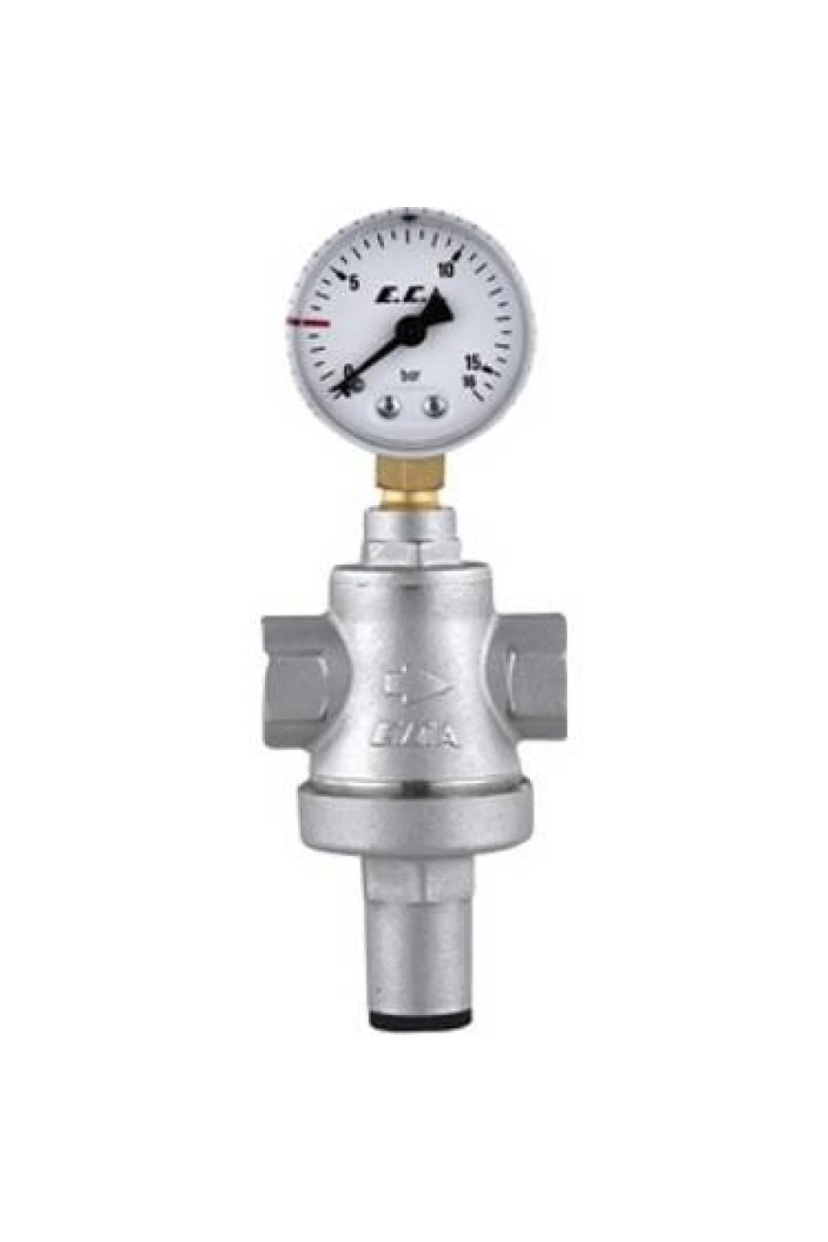 3/4" Basınç Düşürücü Valf Manometreli Pistonlu