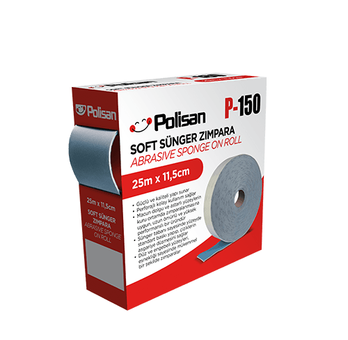 POLİSAN SOFT SUNGER ZIMPARA 120 KUM 25MX11.5CM