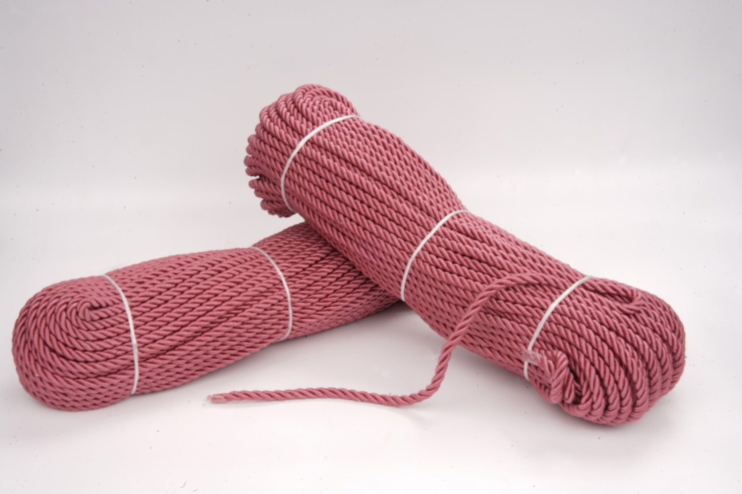 Polyester Kordon İp 8mm 50metre- Gül kurusu