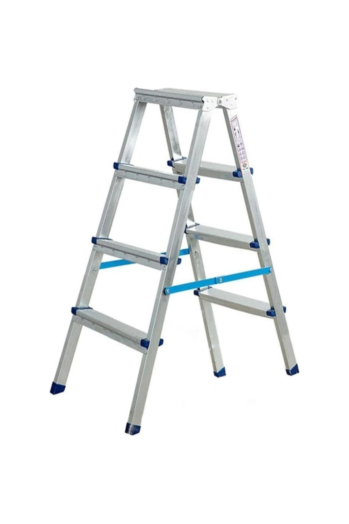 Asvera - 4 4 Basamaklı Çift Çıkışlı Profil Merdiven (EV, BAHÇE, IŞYERİ IÇİN UYGUN)