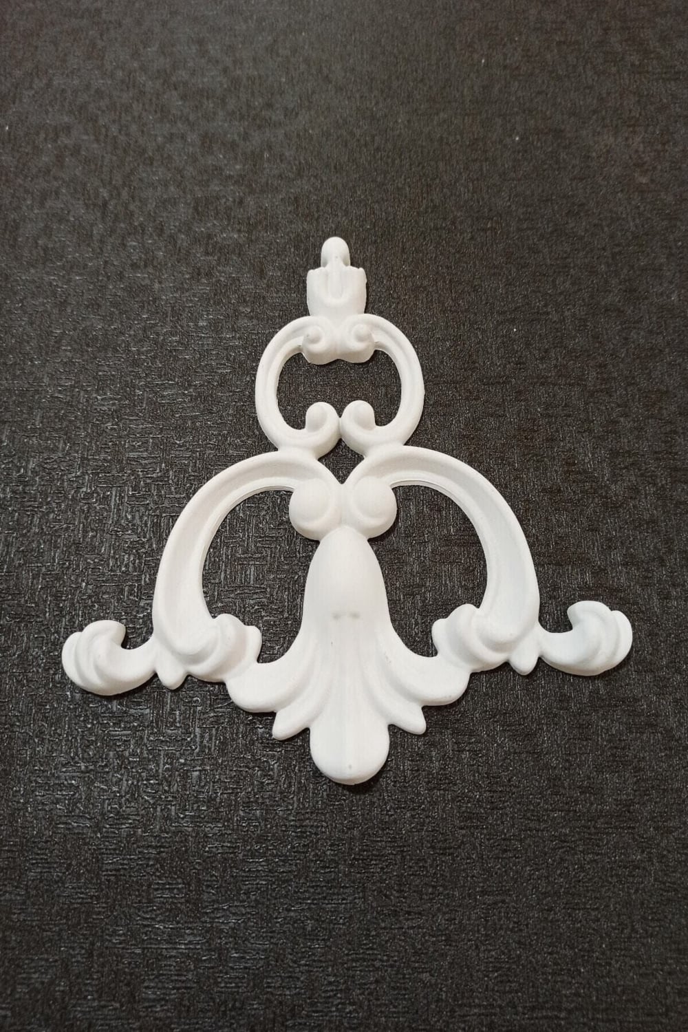 15X16CM Boyanabilir Dekoratif Duvar Çıta Motifi, Gri Renk