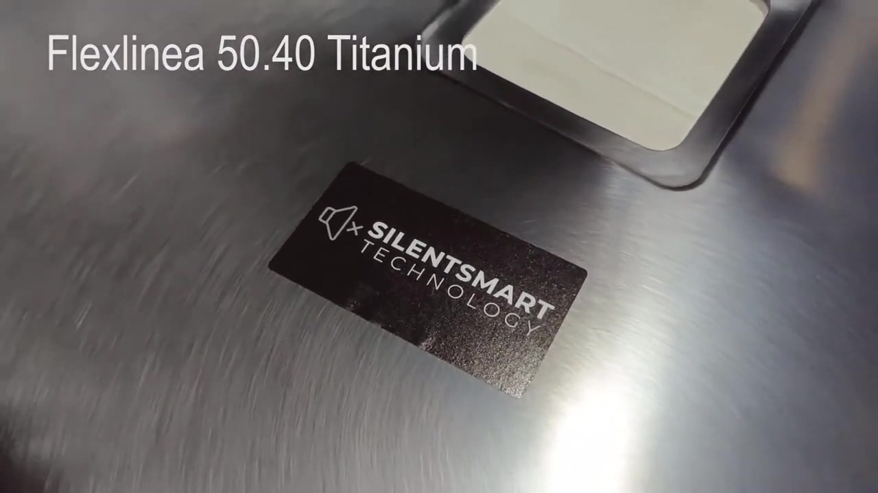 - Flexlınea Rs15 50.40 Tıtanıum M-Fx - Ankastre Tezgaha Sıfır Tezgahaltı Eviye - Titanyum - 50 Cm -