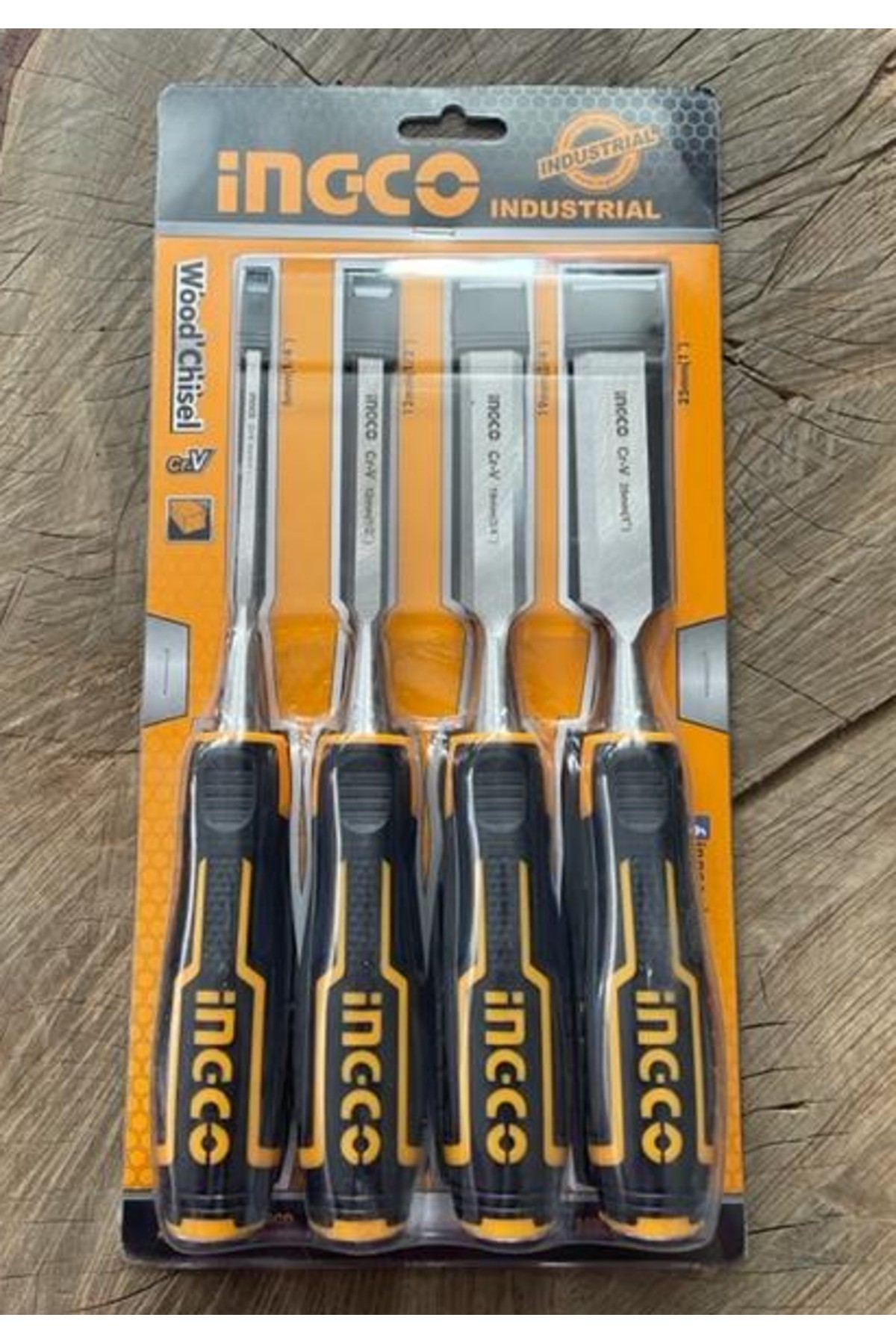 İNGCO ÇELİK DARBELİ İSKARPELA SETİ AĞAÇ AHŞAP OYMA KESKİSİ 6MM 25MM 4PCS