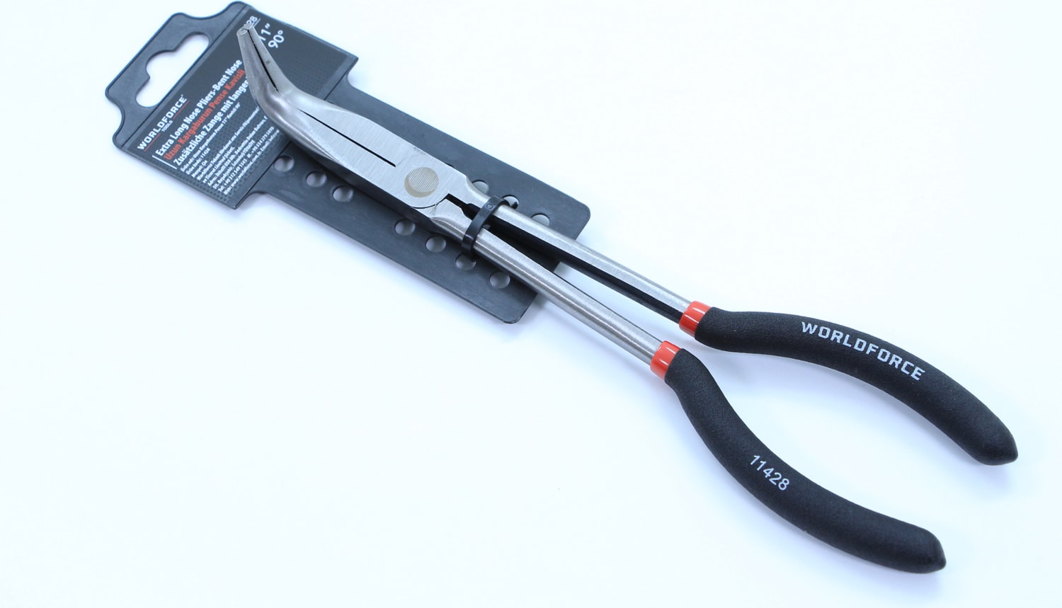 11" 260 mm Uzun Kargaburnu Pense Kavisli Uç S2 Çelik Profesyonel Alet