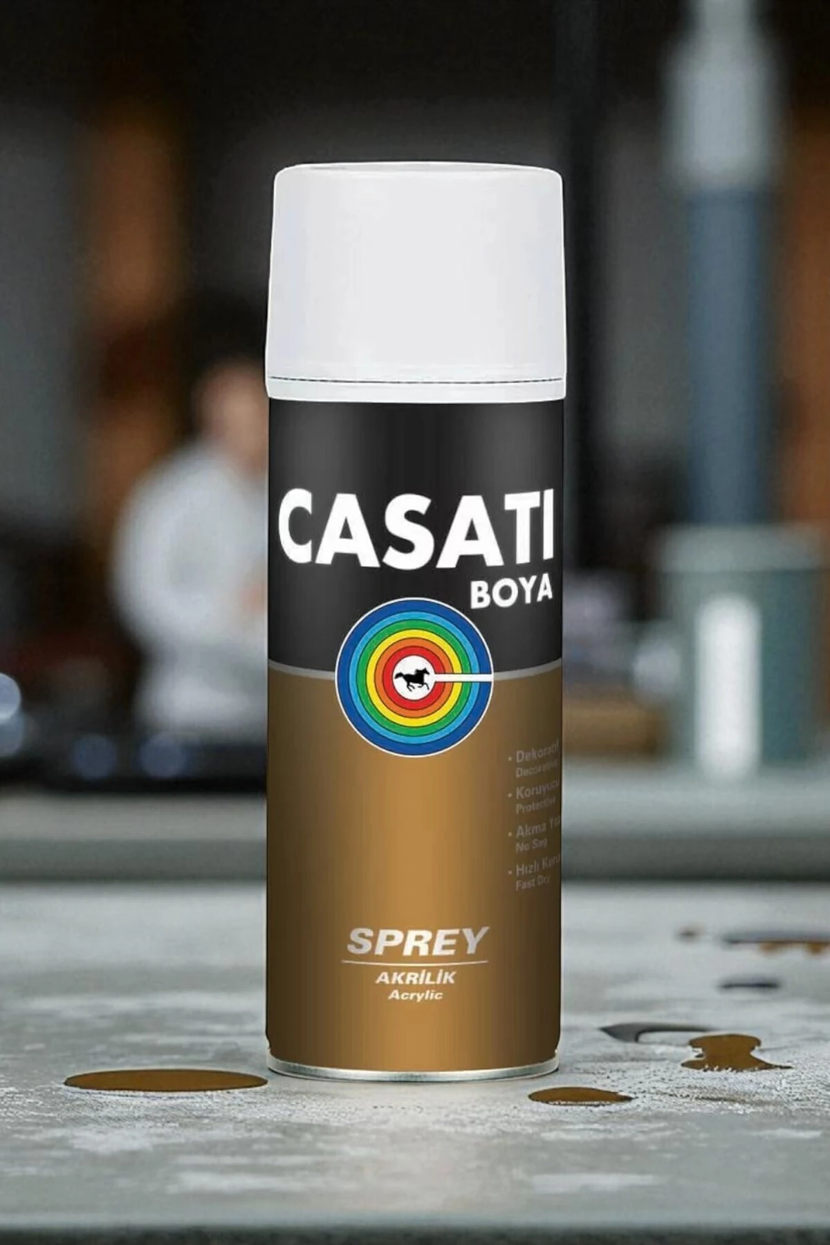 Sprey Boya 400 ml Metalik Sarı