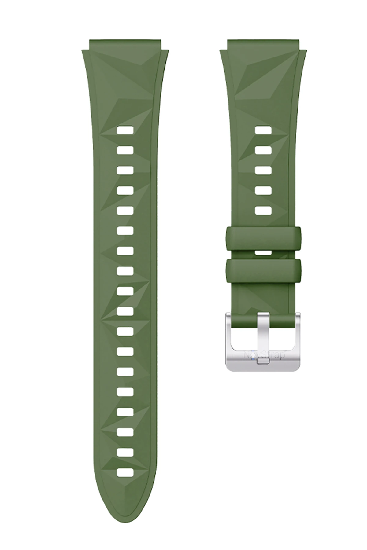 Huawei Watch Gt6 41mm Gt4 41mm Gt5 41mm ile Uyumlu Kordon (18mm Pimli) Lansman Prizma Silikon Kayış