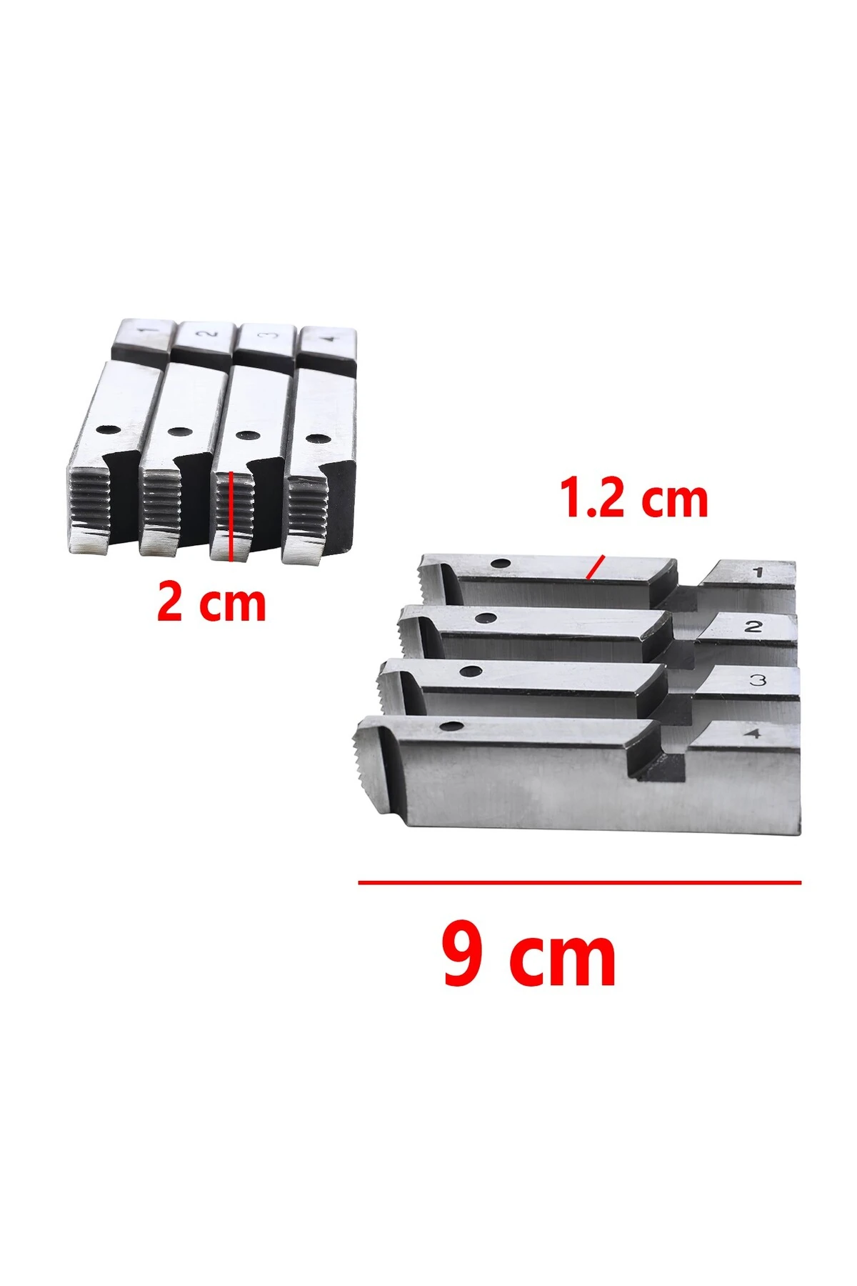 Metal Diş Açıcı  EX75011 EX75013 EX75015 Pafta Tarak Yedek Diş Açma Tarağı 1/2" - 3/4"