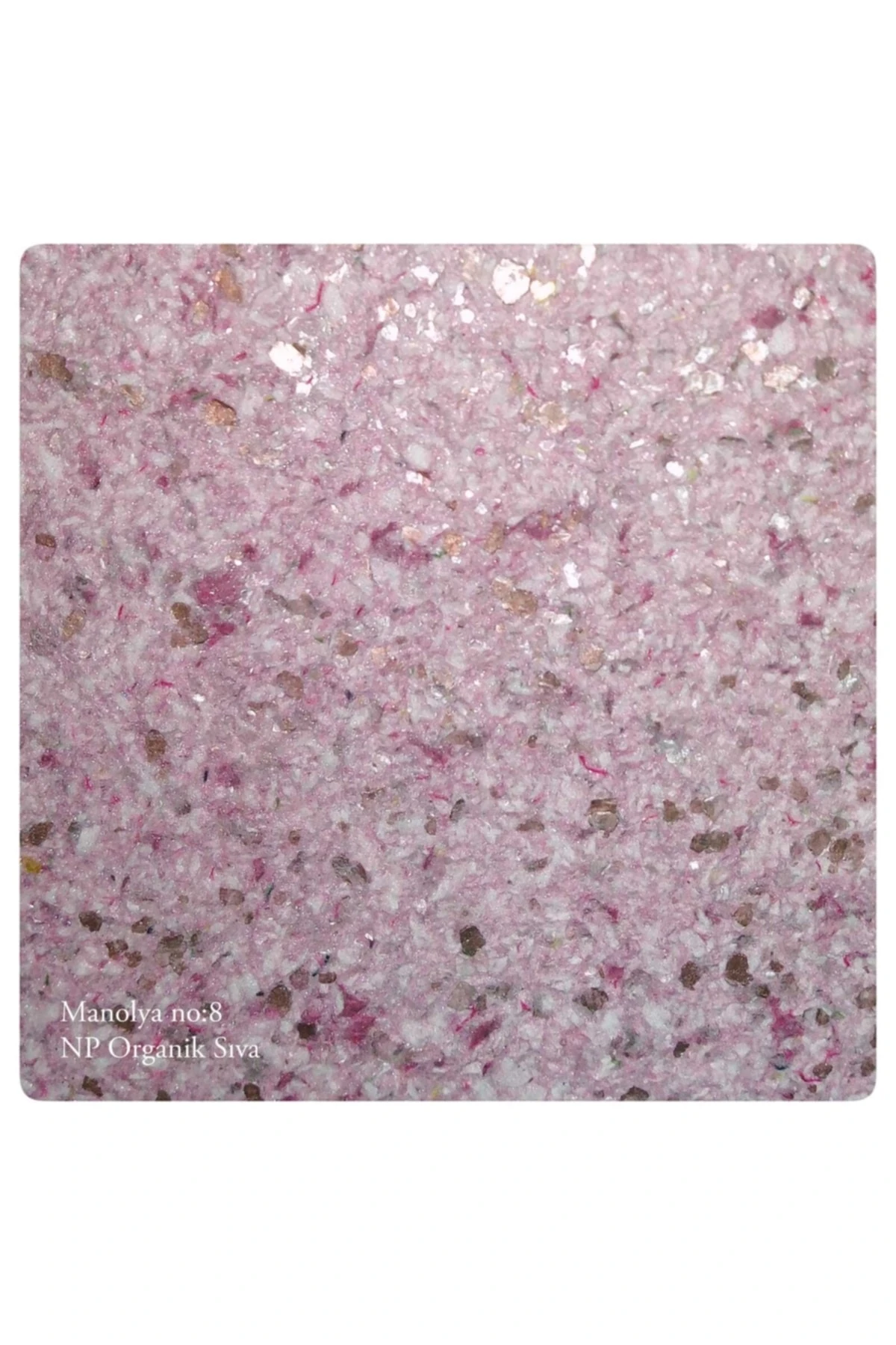 Enerjik Isı Ve Ses Yalıtımlı Ipek Sıva Manolya Serisi - Mnl 008 Pembe Mor Mix