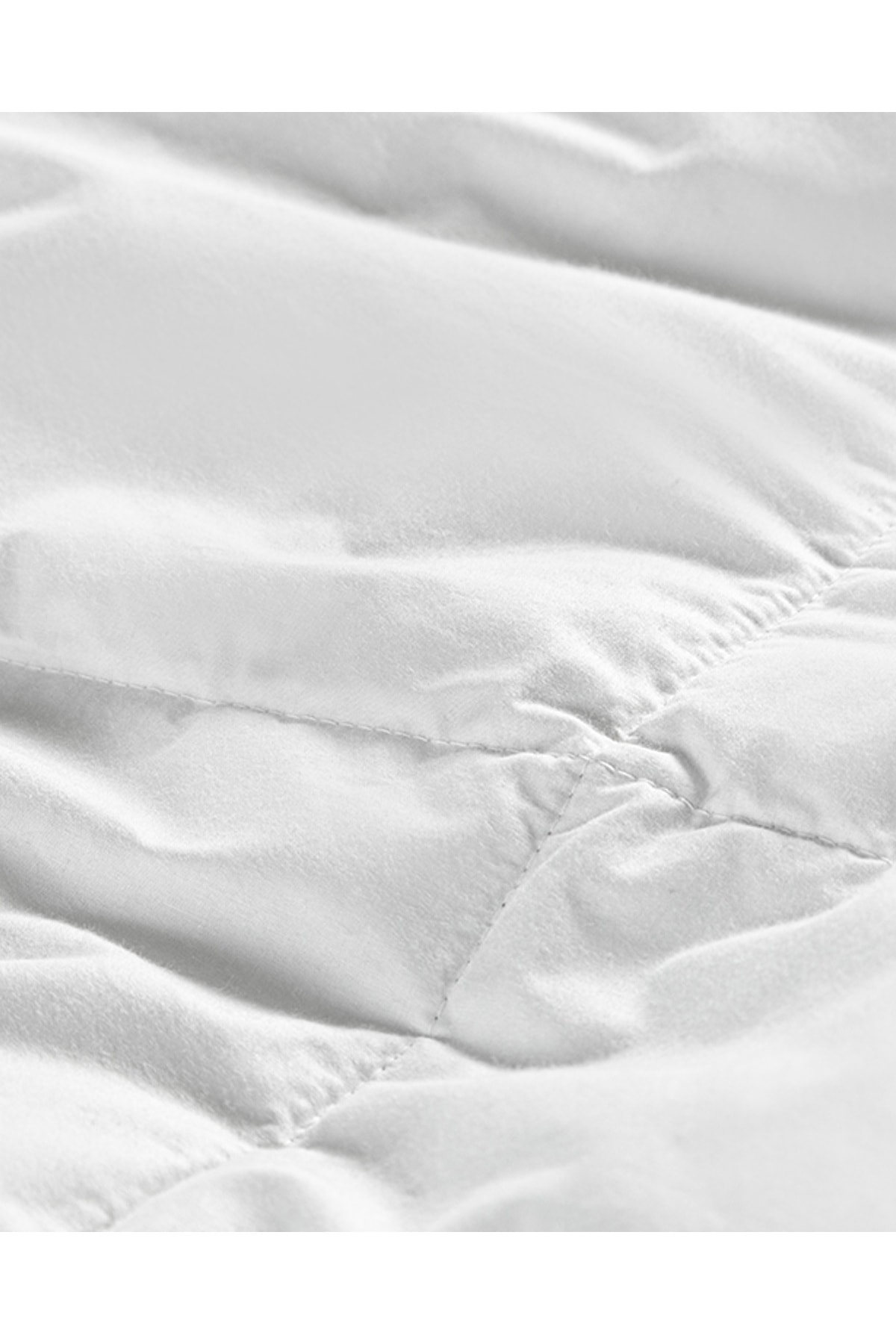 Super Soft Kaz Tüyü Tek Kişilik Yorgan Beyaz