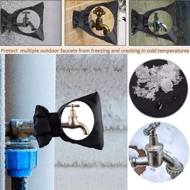 Fs-3pcs Fonksiyonel Buzlanma Önleyici Kış Musluk Suyu Boru Kabuk Koruyucu Kapak Anti Donma Koruma Çanta Mutfak Musluk (Yurt Dışından)