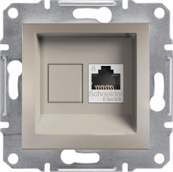 Veri Çıkışı Cat6 Utp Çerçevesiz Bronz 3606480728037 EPH4700169