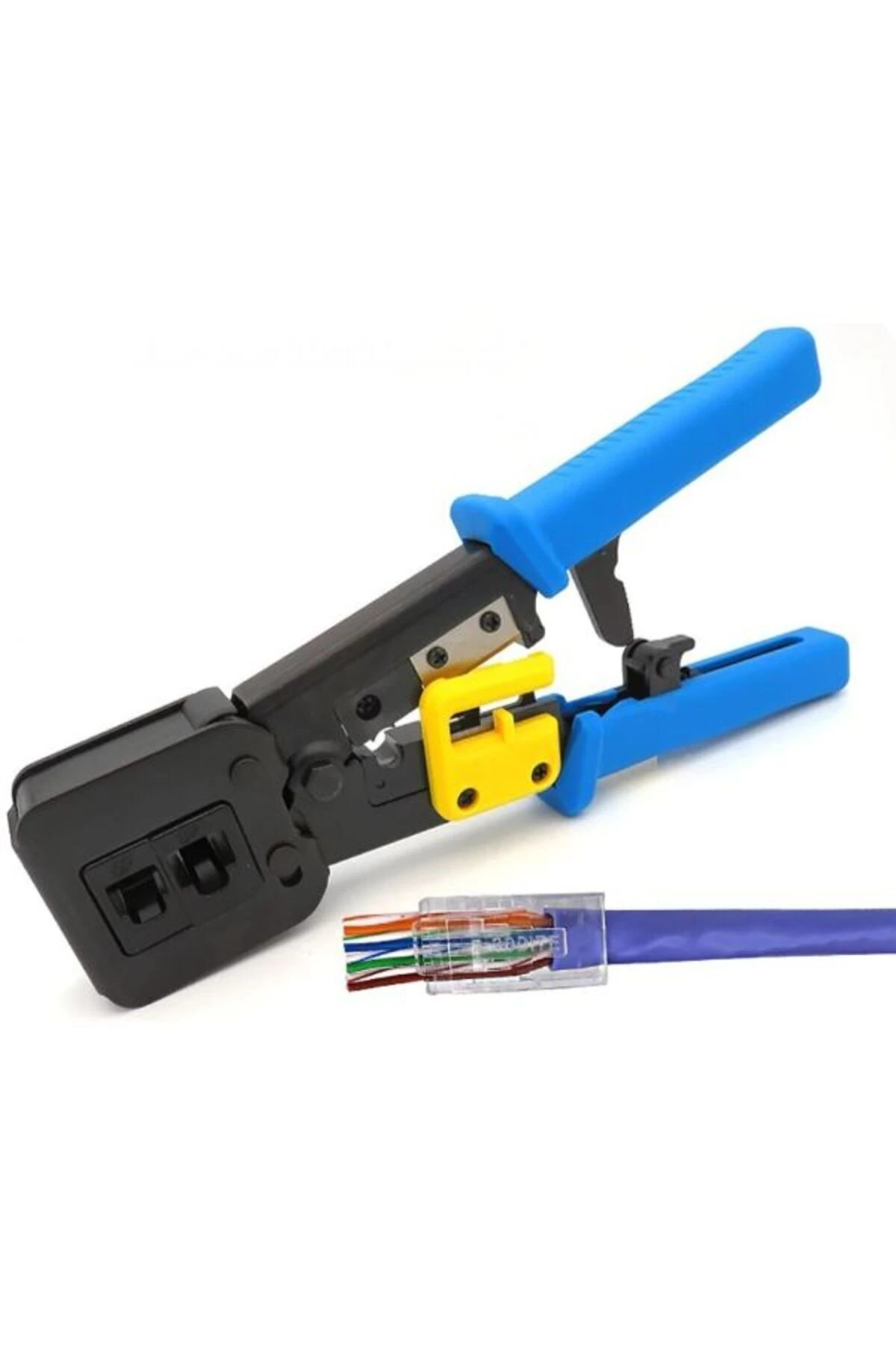 Ez Rj45 Rj11 Rj12 Cat5 Cat6 Yeni Nesil Konnektör Lüx Kolay Sıkma Pensesi