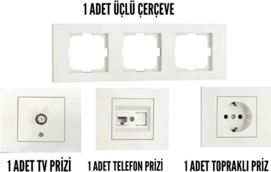 Grano Beyaz 3'lü Set -Beyaz 3'lü