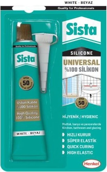 Üniversal Silikon Beyaz 50G Blister