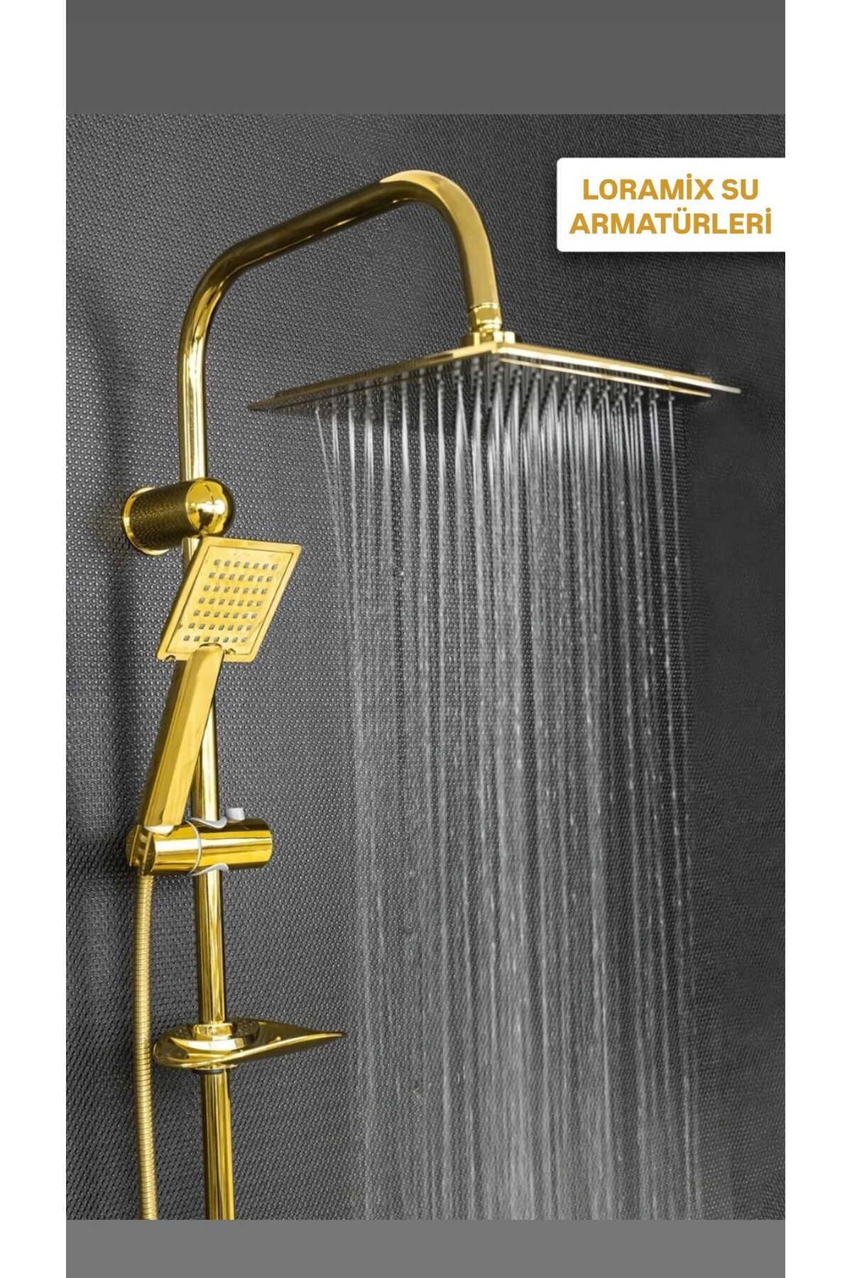 yağmurlama robot duş seti GOLD