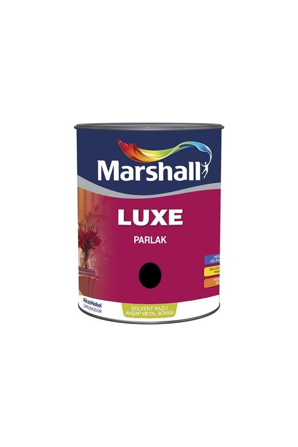 Marshal Lüxe Parlak Sentetik Yağlı Boya Siyah