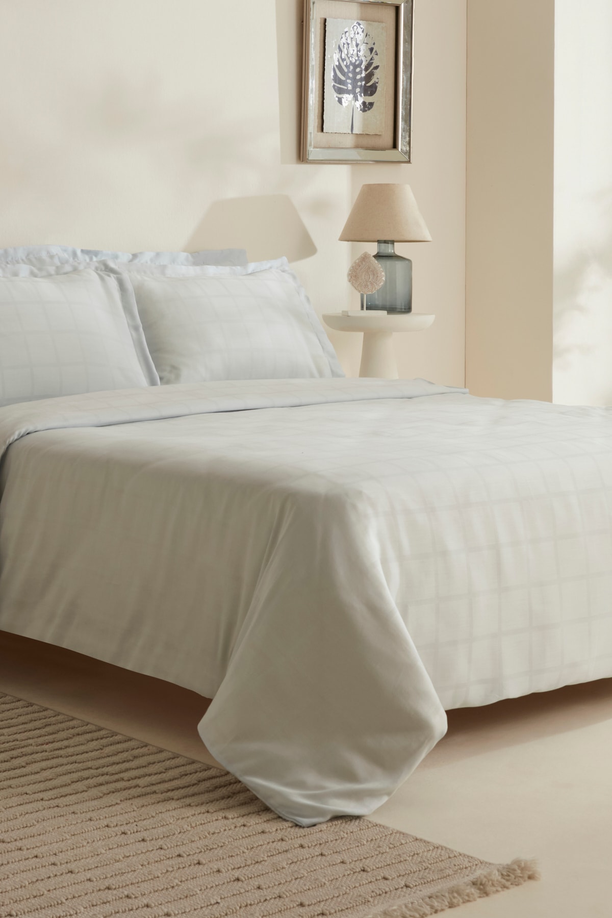 Royale King Size Nevresim Takımı Açık Mavi