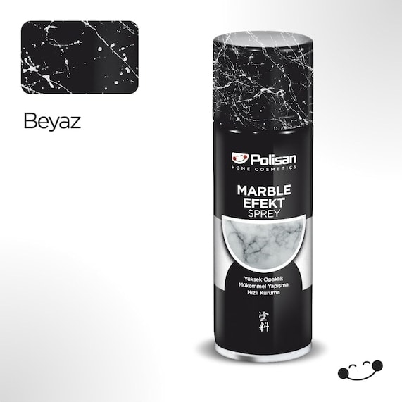 Sprey Özel Amaçlı Mermer Efekt Beyaz 200 ml