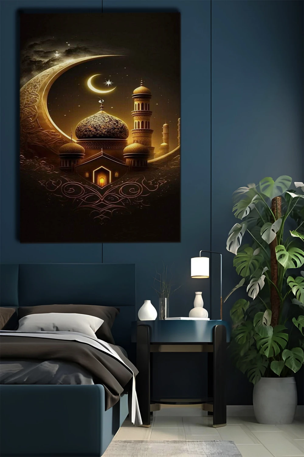 Hilal Temalı Islami Tablo-1200