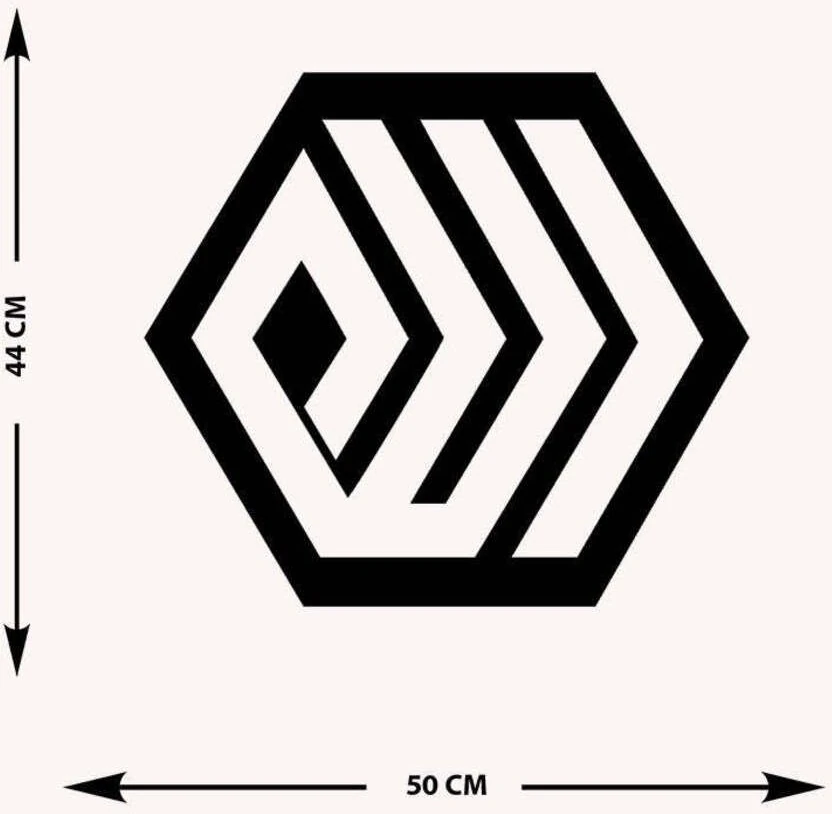 -Allah Islami Metal Tablo - Islami Ev Dekorasyonu - Dini Duvar Tabloları - 44 X 50 - Cm - Sıyah-Islm-097