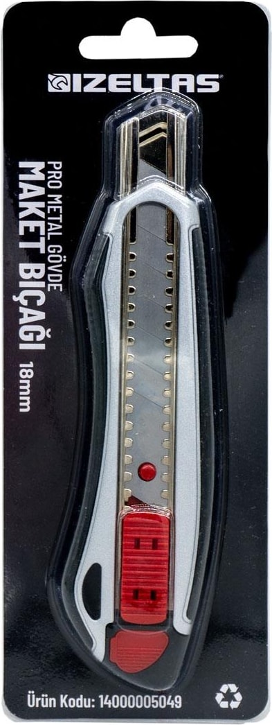 Pro Metal Gövde Geniş Maket Bıçağı 18 mm