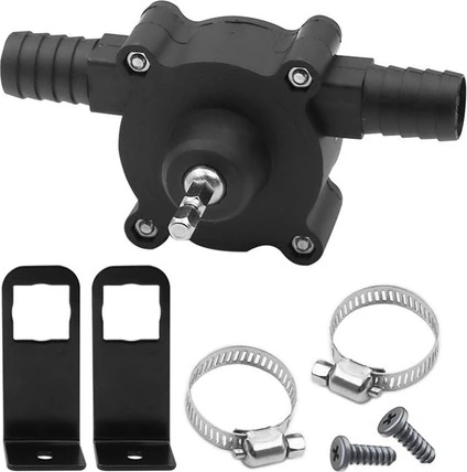 Sunshinee Taşınabilir Elektrikli Matkap Pompası Taşınabilir Yağ ve Sıvılar Gazyağı, Su Transferi Matkap Pompası Seti, Bahçe Dış Mekan Aracı (Yurt Dışından)