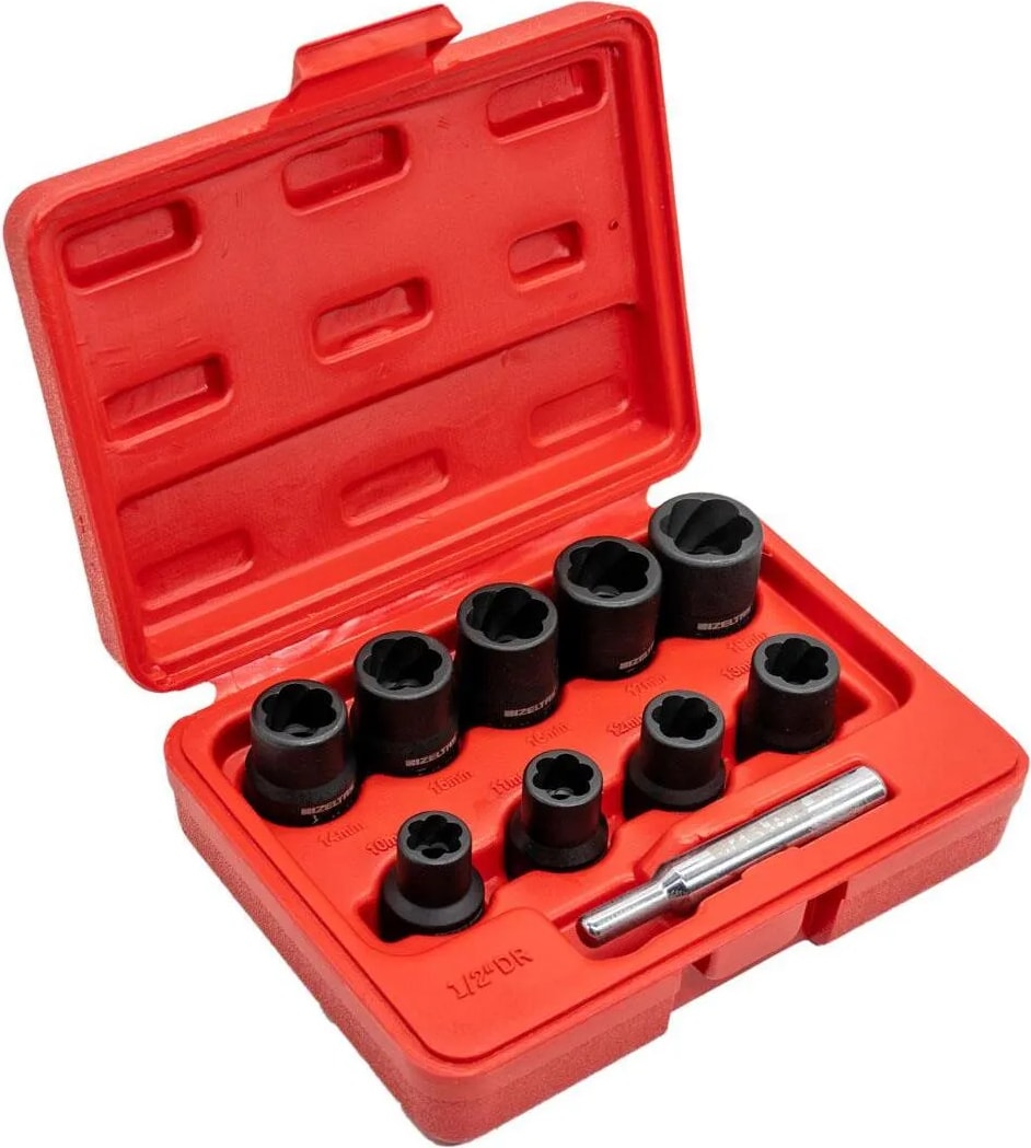 Izeltaş 1/2" Twist Lokma Seti 10 Parça