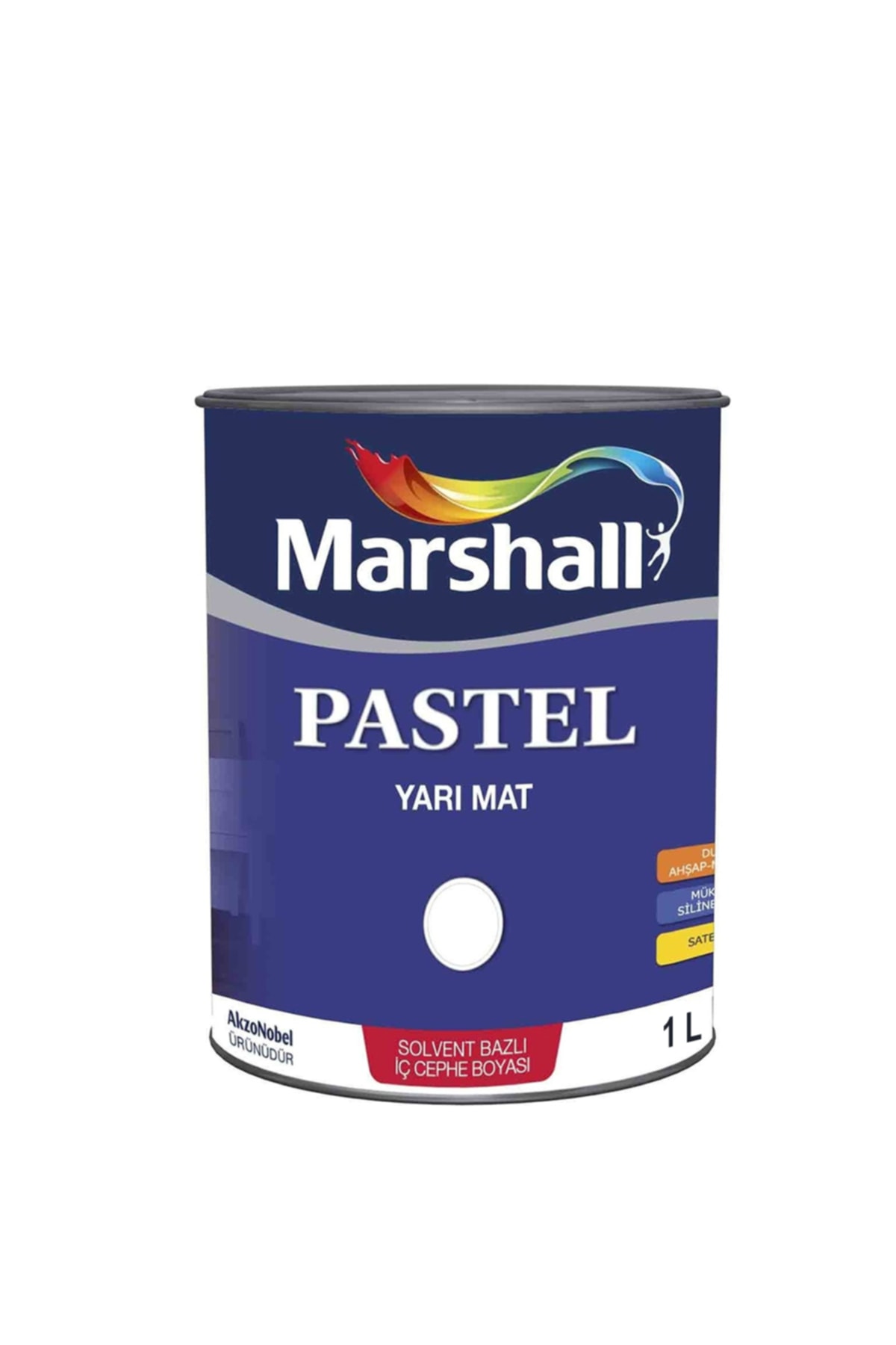 Pastel Yarı Mat Boyası Kilit Taşı 0,75 Lt (1 Kg)
