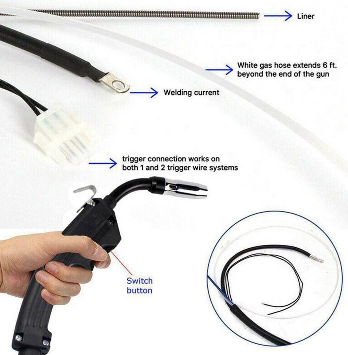 Toolsnest 14AK Elektrikli Yedek Mig Çı Komple 3 Metre (Yurt Dışından)