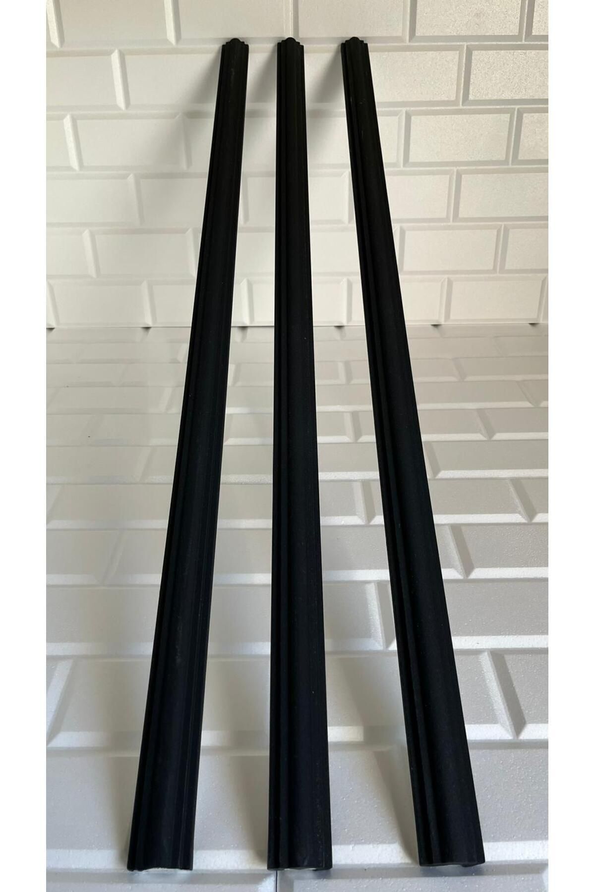 OZKUVVET Siyah Minella01 1 Adet Fiyatıdır Dekoratif Kendinden Yapışkanlı Stropiyer 4cm 100 Cm