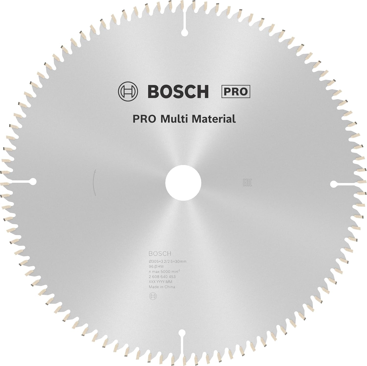 BOSCH - Standard For Serisi Çoklu Malzeme Için Daire Testere Bıçağı 305*30 mm 96 Diş